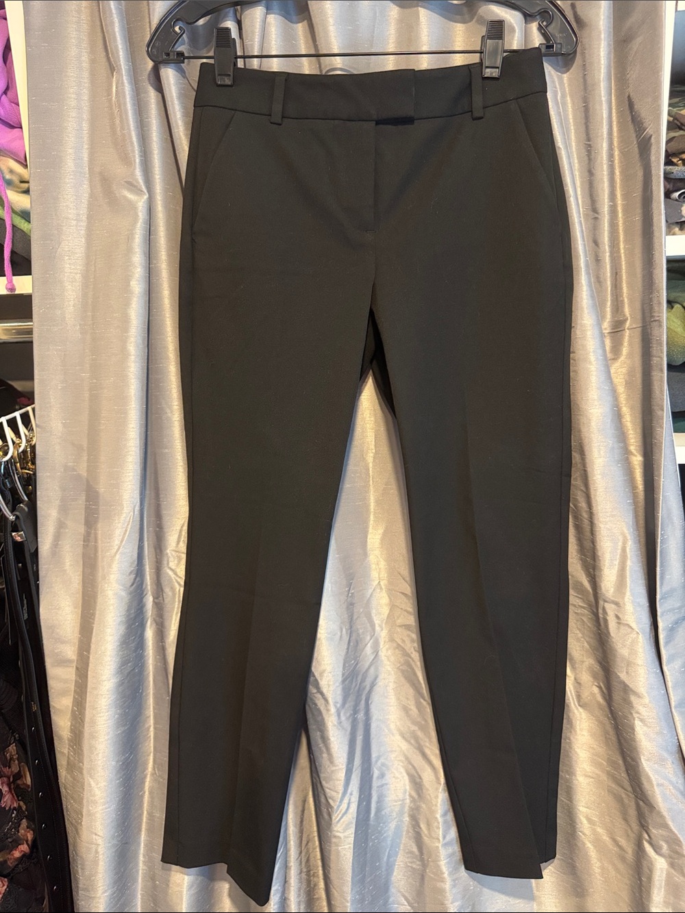 Reiss Black Straight-Leg Dress Pants 6P
